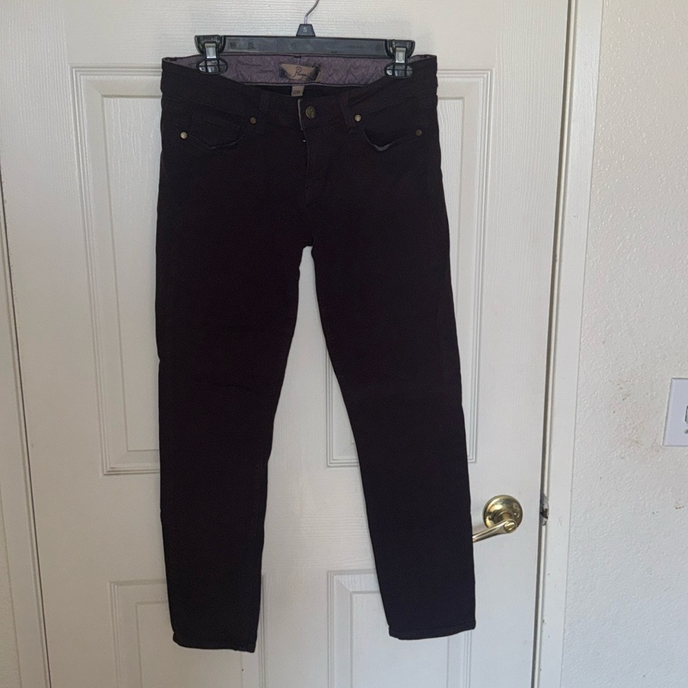 Paige skyline plum skinny jeans size 29